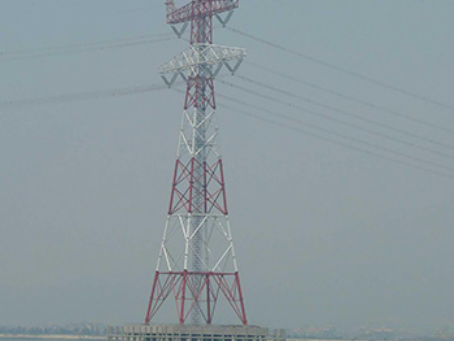 沉湖管委会电力铁塔案例